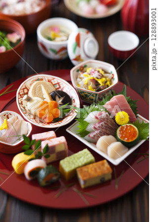 春の八寸料理 128893001