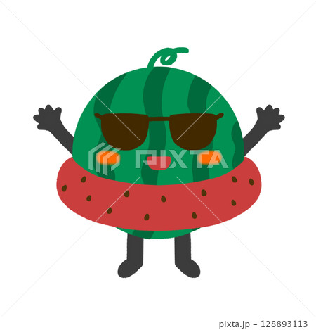 スイカのキャラクター 128893113
