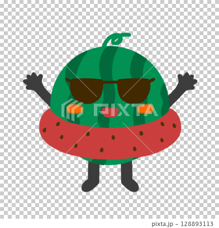 Watermelon character 128893113