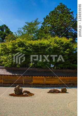 【京都風景】龍安寺 謎多き七五三の石庭 【京都風景】龍安寺 謎多き七五三の石庭 128893646