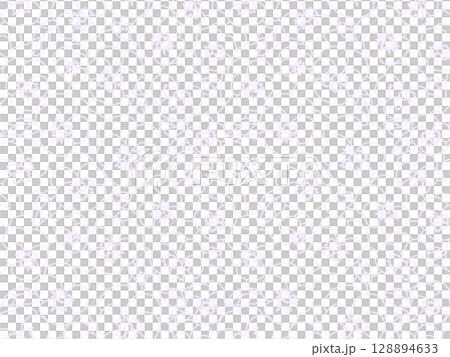 パンジーのステンドグラスのシームレスパターン　D-2' 128894633