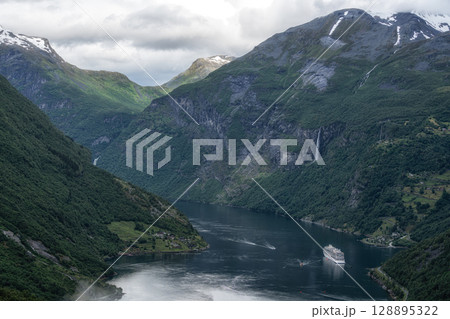 Geiranger fjord from Flydalsjuvet 128895322