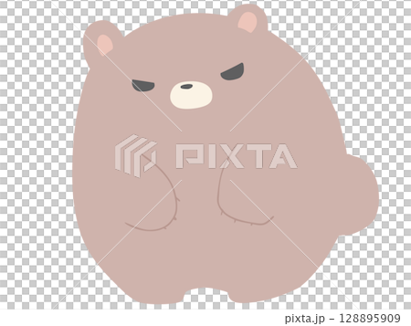 Bear standing without main line Bear standing without main line 128895909
