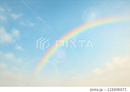 青空 虹 イメージ 青空 虹 イメージ 128896071