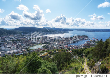 Bergen view from mount floyen 128896151