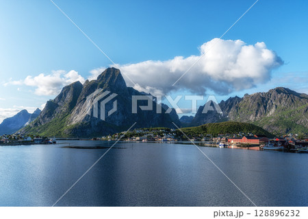 View of Lofoten Islands from Reine View of Lofoten Islands from Reine 128896232