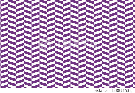 イラスト背景素材・紫のヘリンボーンパターンの素材・スウォッチパネルにパターンあり 128896536