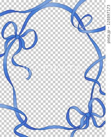 藍絲帶框架 128897173