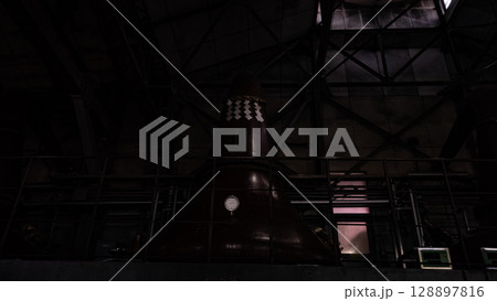 ポットスチル　余市蒸溜所　ニッカウヰスキー　蒸留所　ウイスキー　余市町　北海道　小樽 128897816