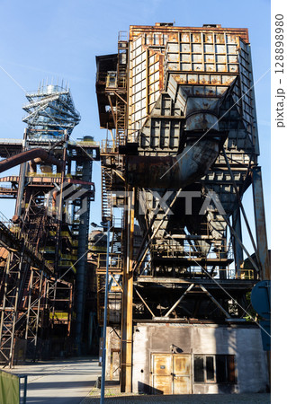 Closed metallurgical plant in Vitkovice (Ostrava). Czech Republic Closed metallurgical plant in Vitkovice (Ostrava). Czech Republic 128898980