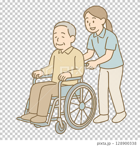 移動介助 128900338