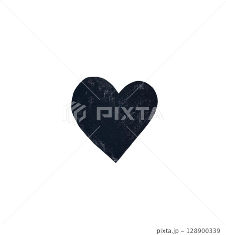 A watercolor illustration of a stylized black heart on a white background. This minimalist and bold design conveys emotion with simplicity, perfect for modern, edgy, or elegant projects seeking a A watercolor illustration of a stylized black heart on a white background. This minimalist and bold design conveys emotion with simplicity, perfect for modern, edgy, or elegant projects seeking a 128900339