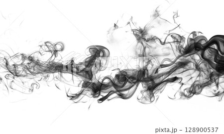 黒い煙の背景素材 黒い煙の背景素材 128900537