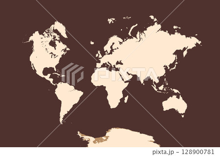 World Map, sign silhouette. World Map Globe. Vector Illustration isolated on transparent background World Map, sign silhouette. World Map Globe. Vector Illustration isolated on transparent background 128900781