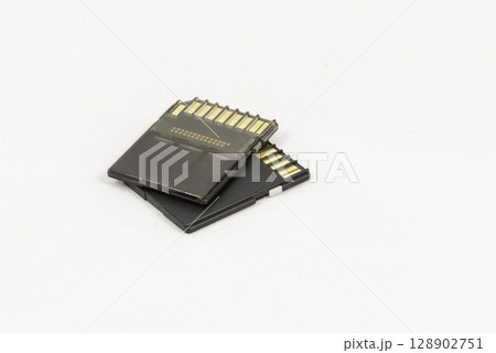 Black unbranded memory SD cards 128902751