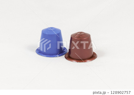 Modern unbranded colorful capsules for espresso coffee machine Modern unbranded colorful capsules for espresso coffee machine 128902757