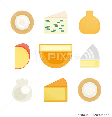 チーズのイラストセット 128903567