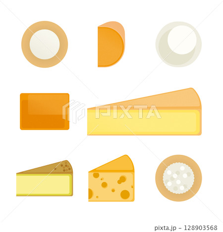 チーズのイラストセット 128903568