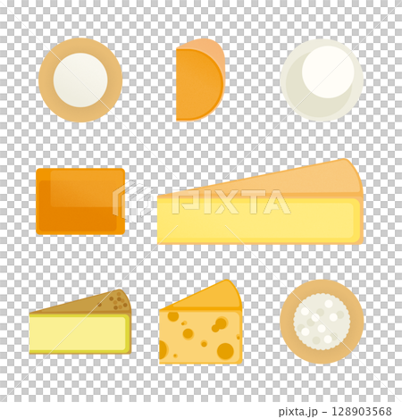 チーズのイラストセット 128903568