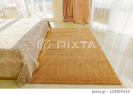 beige Interior pile carpet. beige Interior pile carpet. 128905410