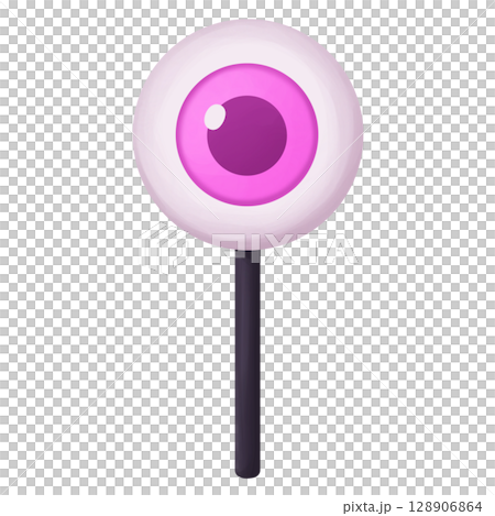 Halloween eyeball lollipop candy 128906864