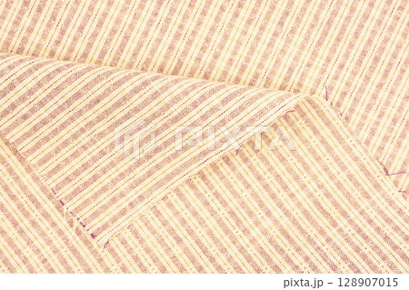 Yellow Thai fabric pattern texture abstract as background. Yellow Thai fabric pattern texture abstract as background. 128907015