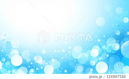 背景素材　水　キラキラ 128907588