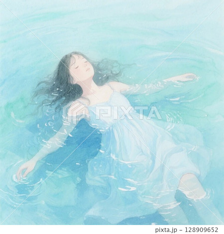 湖と少女 128909652