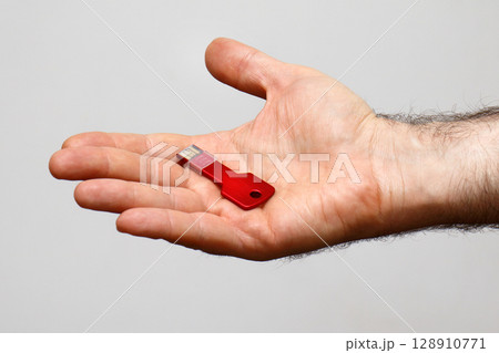 Secret data red key Secret data red key 128910771