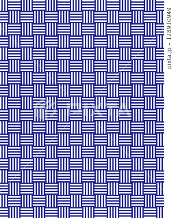 白と紺の四崩しの背景 128910949