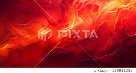 Red Fire Smokey Abstract Background - Ai Generated Red Fire Smokey Abstract Background - Ai Generated 128911253