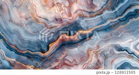 Luxury Marble texture background, Stone Background - Ai Generated 128911505