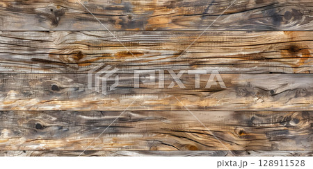 Wood Texture Background, Wood Background, Wood Effect Background - Ai Generated 128911528