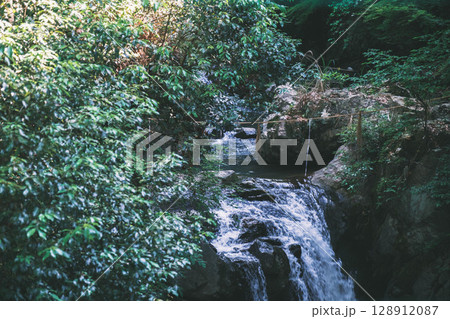 [水間寺]神秘的な小川 128912087