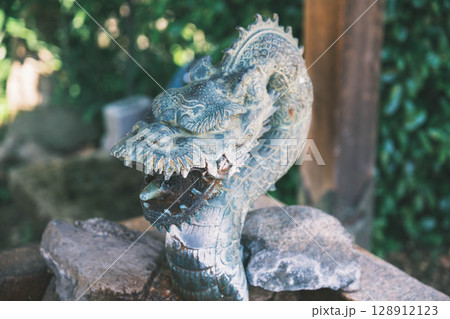 [水間寺]龍のオブジェ 128912123