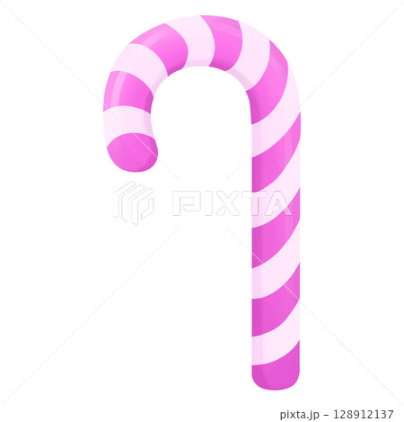 Pink white candy cane Pink white candy cane 128912137