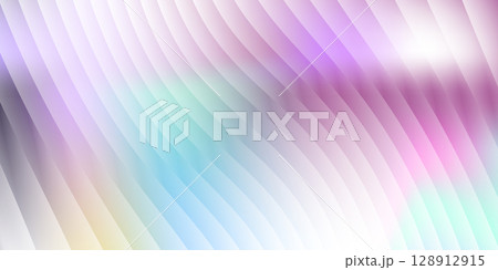 Pastel dream ripple with soft radiant wave blend and prismatic ribbed glass texture in abstract fantasy background 128912915