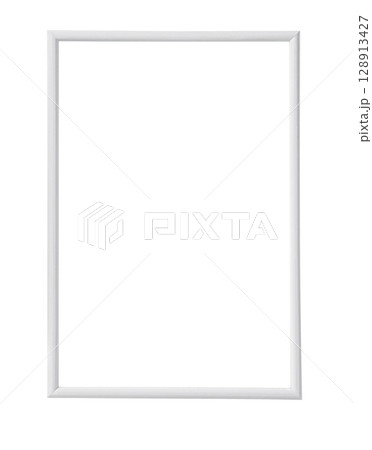 White frame presenting empty space for copy on white background White frame presenting empty space for copy on white background 128913427