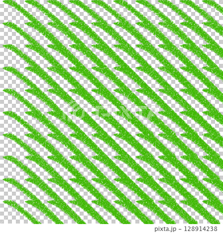 Green thorn pattern background (abstract design) Crayon style 128914238