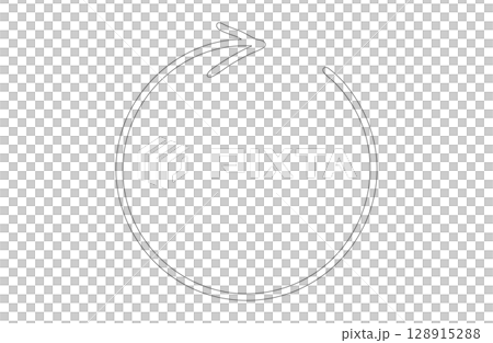 Rotating arrow icon Gray (refresh/reload/cycle) 128915288