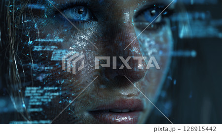 理性を揺るがすAI肖像 128915442