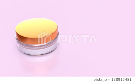 The Cream beautiful product for Advertising or Background concept 3d Rendering. 128915481