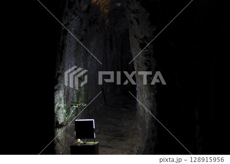 世界文化遺産　石見銀山の龍源寺間歩 128915956