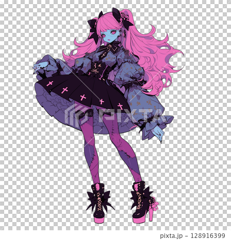 ゾンビガール 128916399