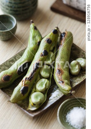 焼き空豆 128916756