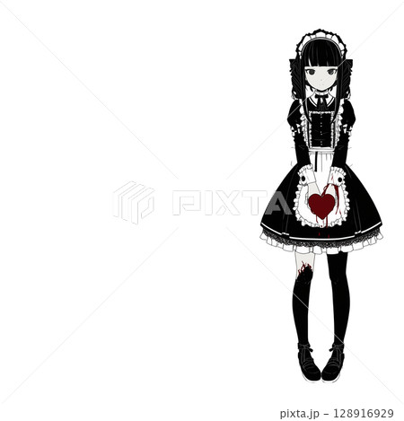 ハロウィン仮装をした女の子 128916929