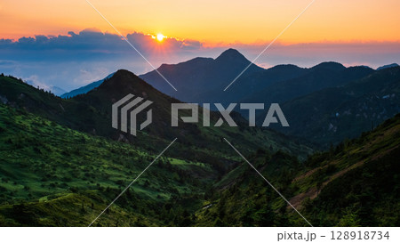 志賀草津道路・夕景 128918734