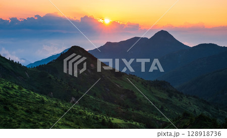 志賀草津道路・夕景 128918736