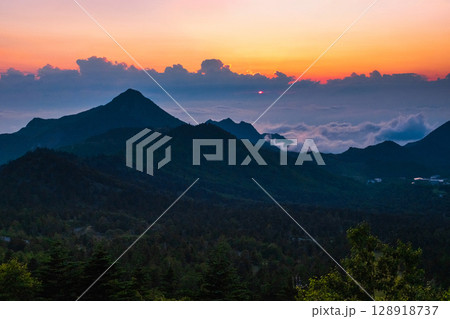 志賀草津道路・夕景 128918737