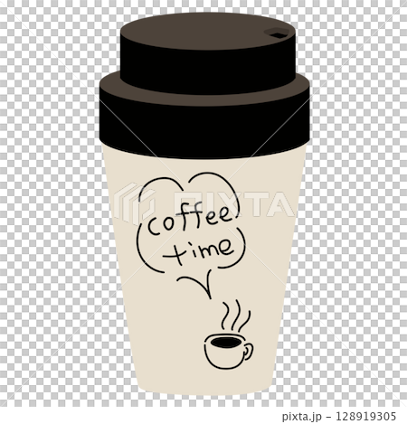 テイクアウトコーヒーのイラスト テイクアウトコーヒーのイラスト 128919305